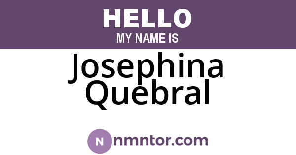Josephina Quebral