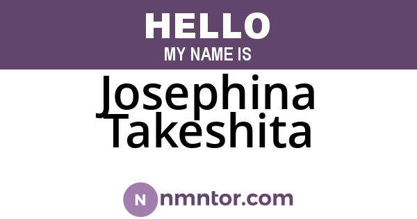 Josephina Takeshita