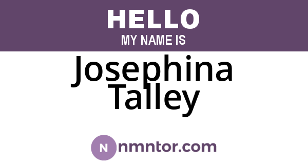 Josephina Talley