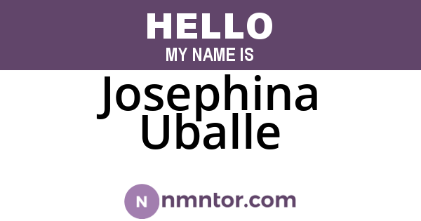 Josephina Uballe