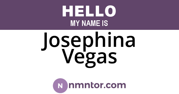 Josephina Vegas