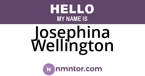 Josephina Wellington