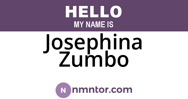 Josephina Zumbo