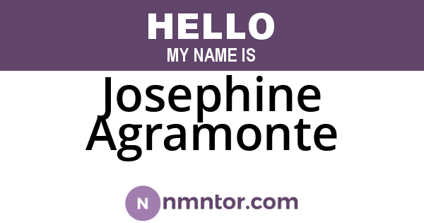Josephine Agramonte