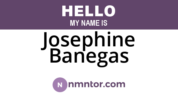 Josephine Banegas