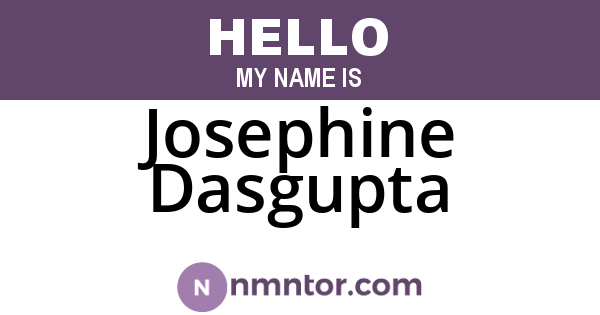 Josephine Dasgupta
