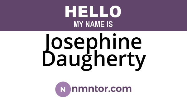 Josephine Daugherty