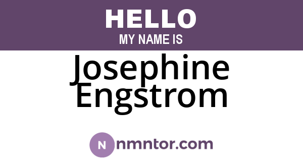 Josephine Engstrom