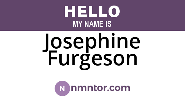 Josephine Furgeson