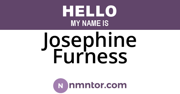 Josephine Furness