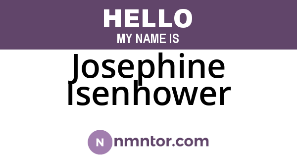 Josephine Isenhower