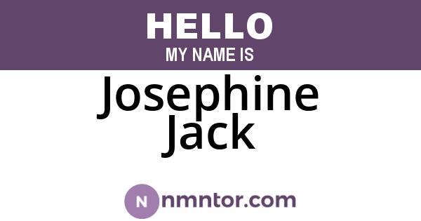 Josephine Jack