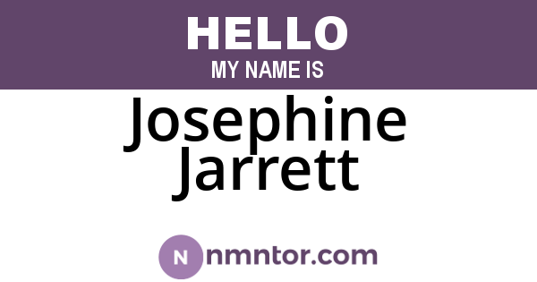 Josephine Jarrett