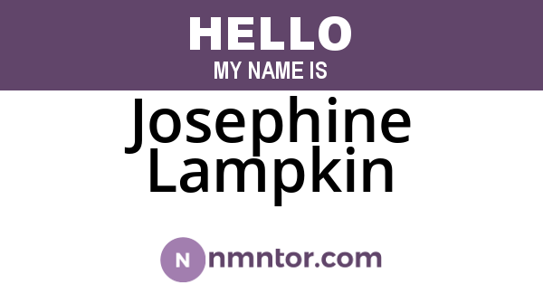 Josephine Lampkin