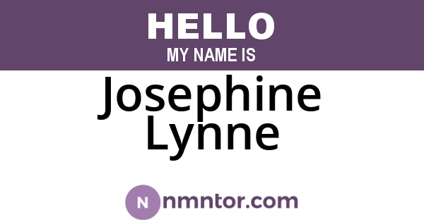 Josephine Lynne