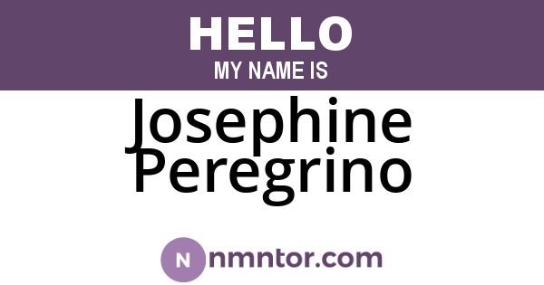 Josephine Peregrino