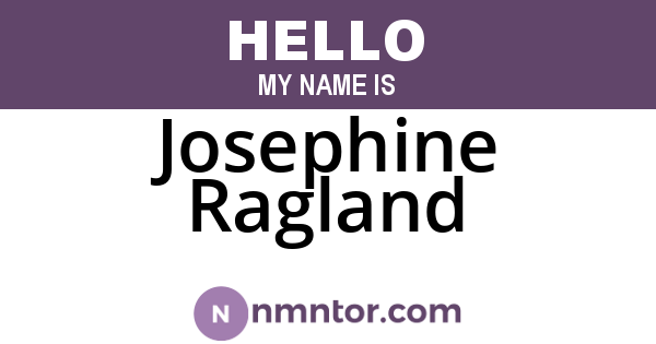 Josephine Ragland