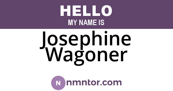 Josephine Wagoner