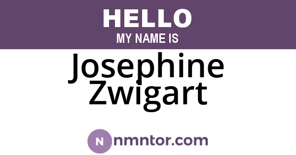 Josephine Zwigart