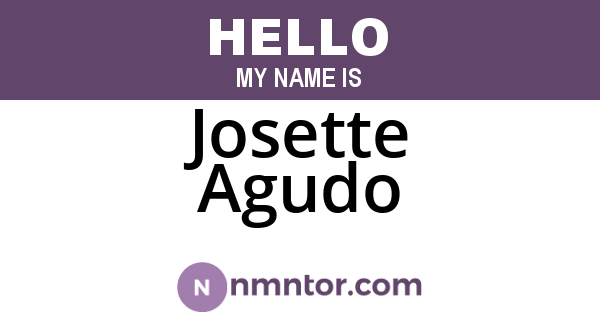 Josette Agudo