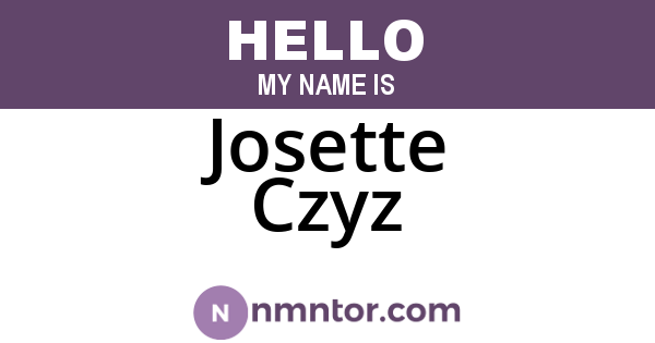 Josette Czyz