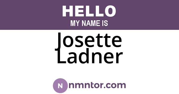 Josette Ladner