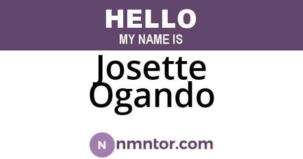 Josette Ogando