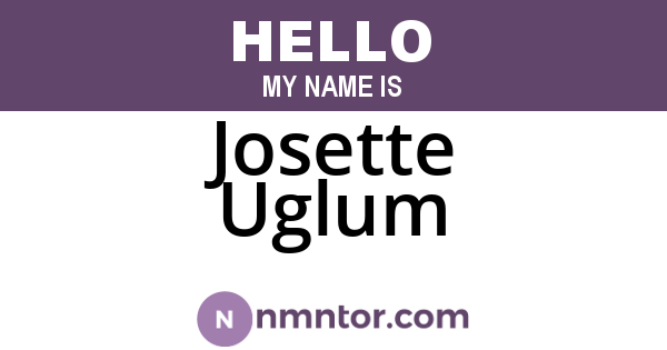 Josette Uglum