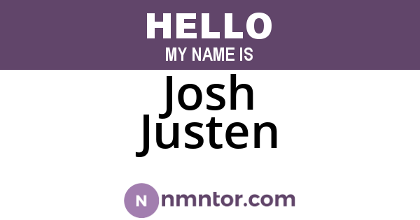 Josh Justen