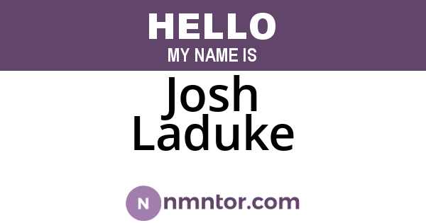 Josh Laduke