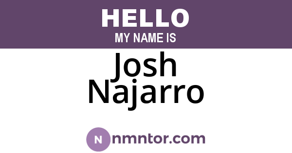 Josh Najarro