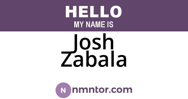 Josh Zabala