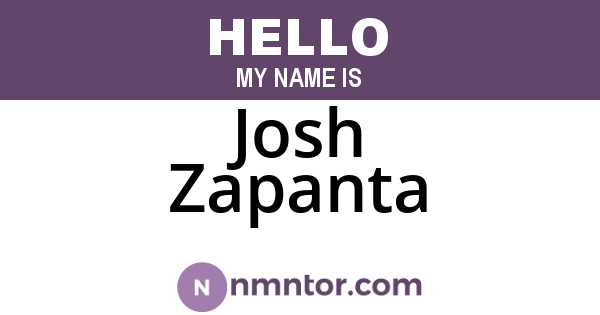 Josh Zapanta