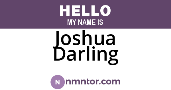 Joshua Darling