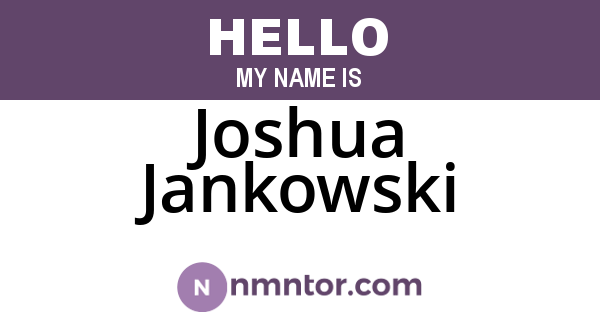 Joshua Jankowski