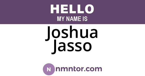 Joshua Jasso
