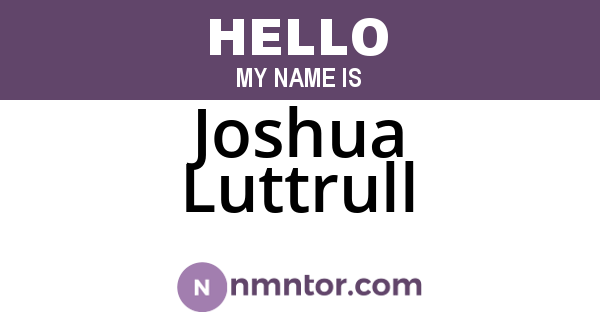 Joshua Luttrull