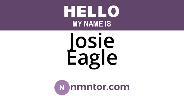Josie Eagle
