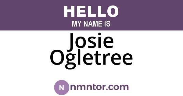 Josie Ogletree