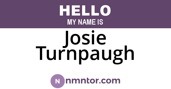 Josie Turnpaugh