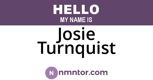 Josie Turnquist