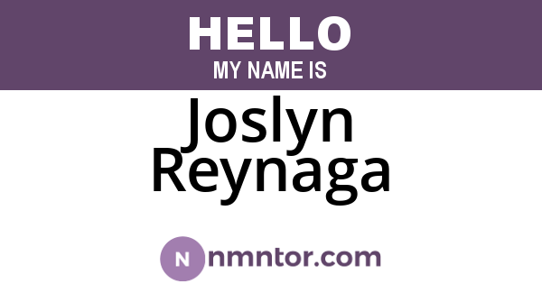 Joslyn Reynaga