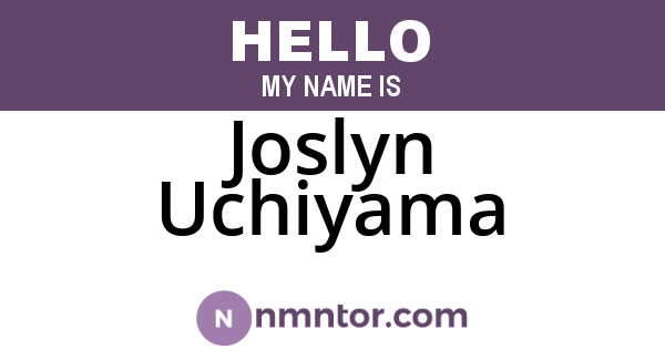 Joslyn Uchiyama
