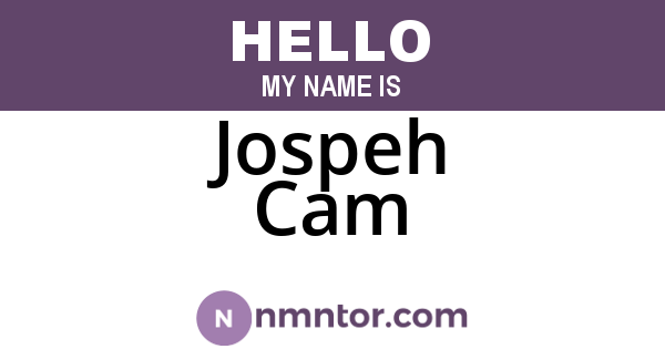 Jospeh Cam