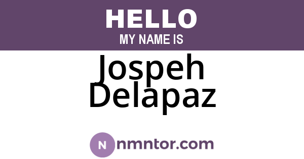 Jospeh Delapaz