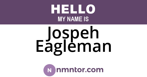 Jospeh Eagleman