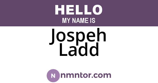 Jospeh Ladd