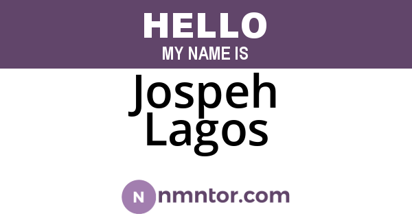 Jospeh Lagos