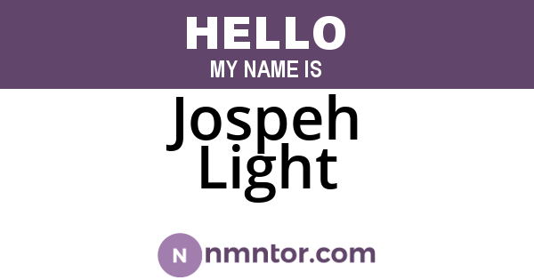 Jospeh Light
