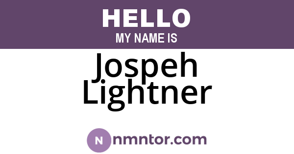 Jospeh Lightner